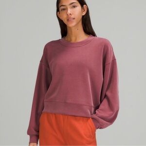 Lululemon Perfectly Oversized Cropped Crew Sofstreme - size 2